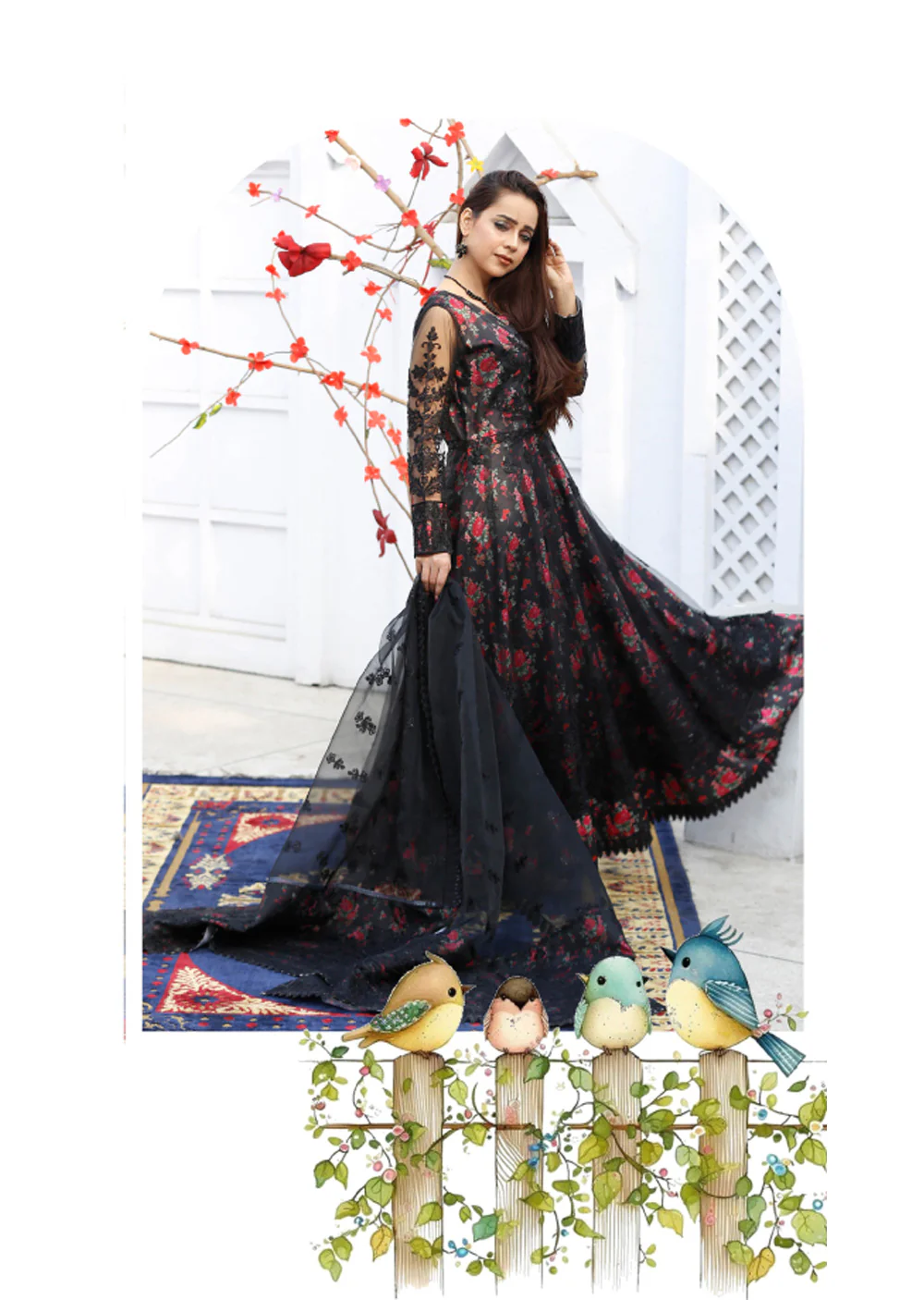 SFSH-01 - Readymade - Eid Ke Rang Mother & Daughter by Sofia Khas 2025 - Image 7