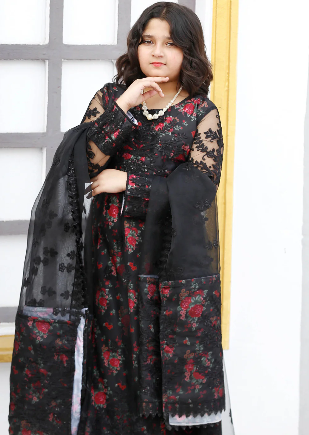 SFSH-01 - Readymade - Eid Ke Rang Mother & Daughter by Sofia Khas 2025 - Image 9