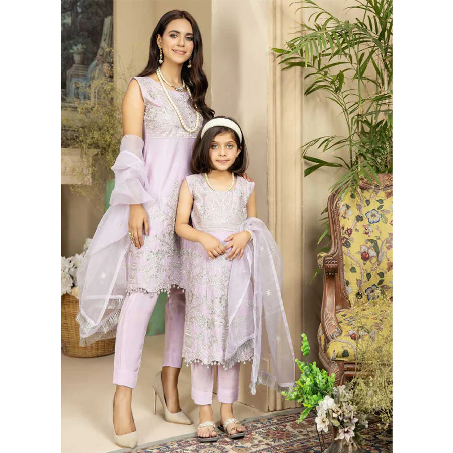 RDA-10 Readymade Ronak E Eid Mother & Daughter Suit - Image 5