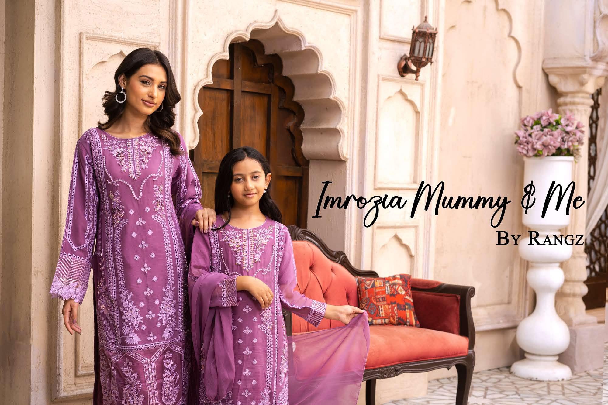 RGZ7108 - Imrozia Mummy n Me Chiffon Suit - Image 26