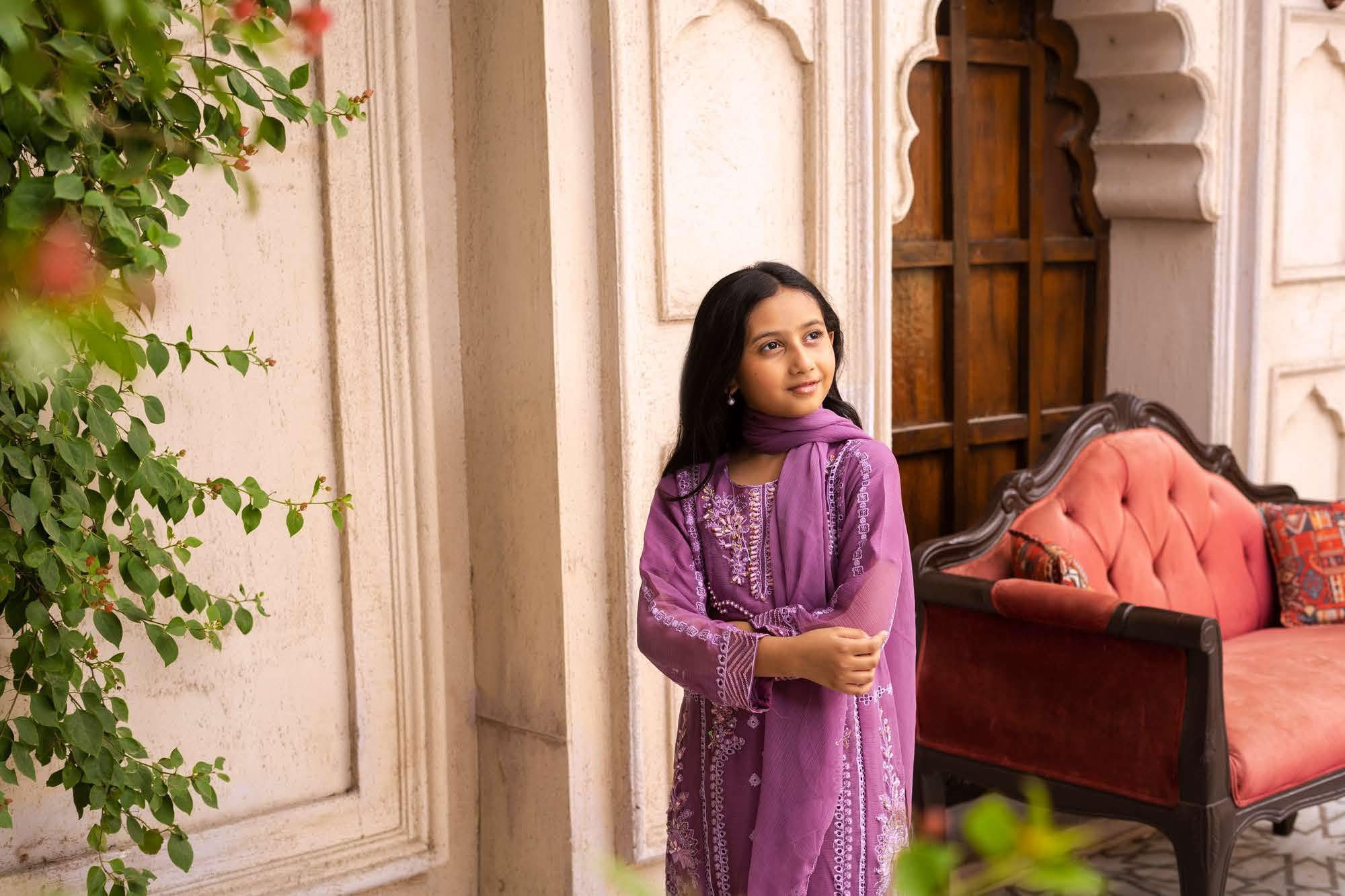 RGZ7108 - Imrozia Mummy n Me Chiffon Suit - Image 6