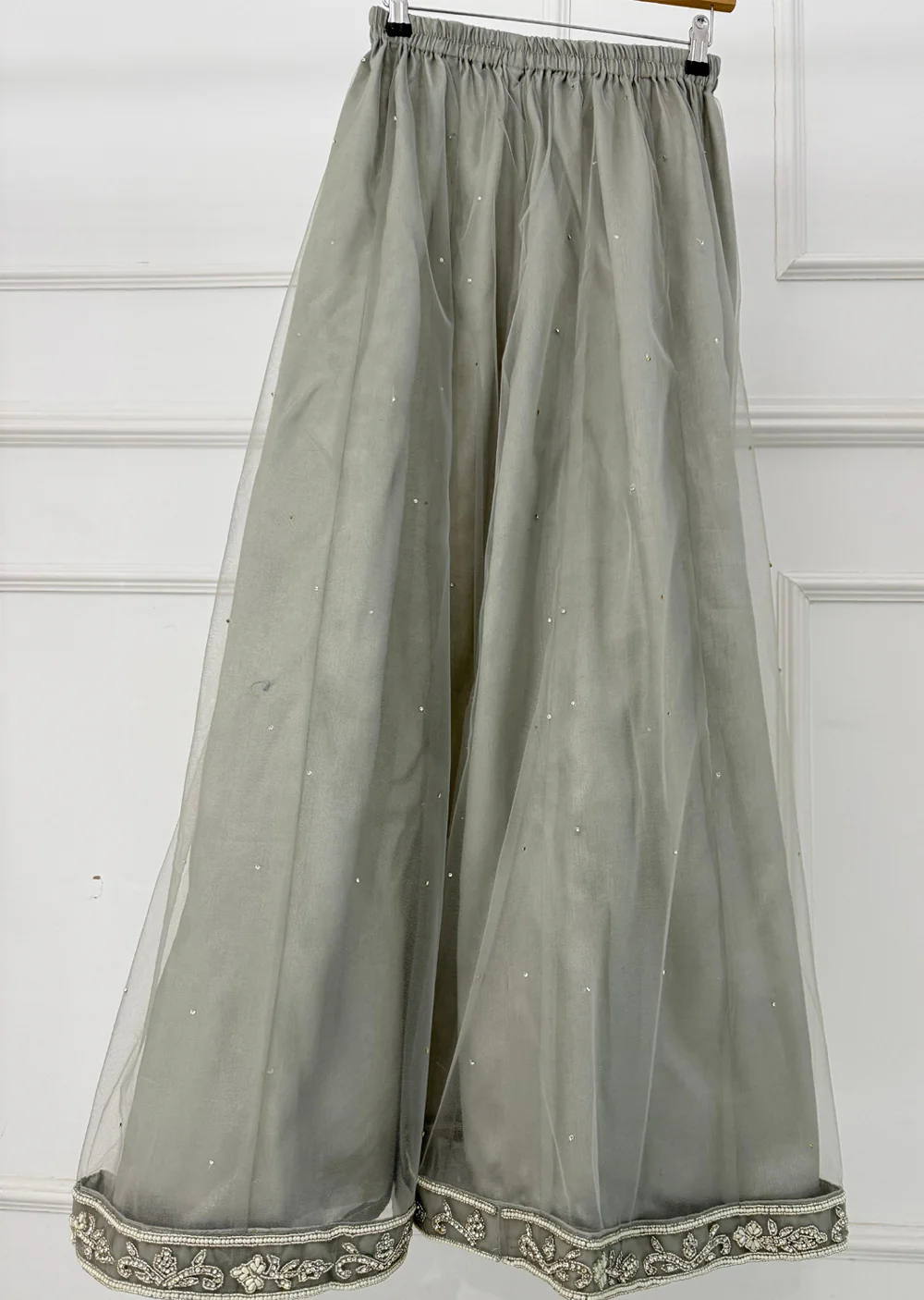RH2111 Aaina - Grey Fancy Net Outfit - Image 7