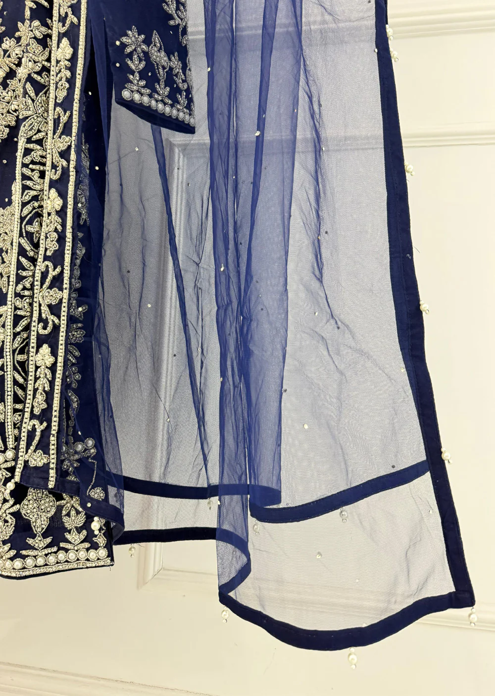 RH2111 Aaina - Navy Fancy Net Outfit - Image 8