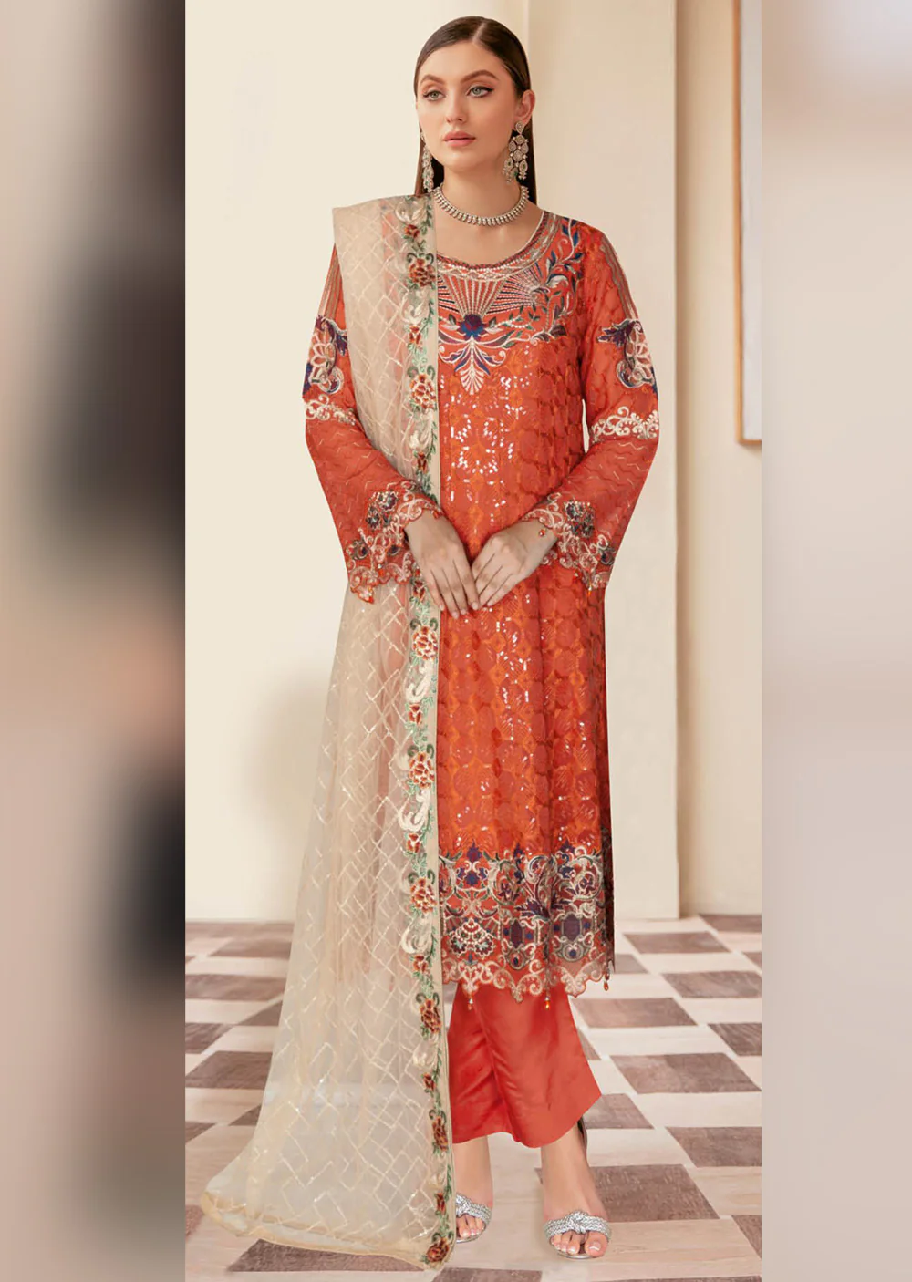 RM-208-F Readymade - Ramsha Suit 2024