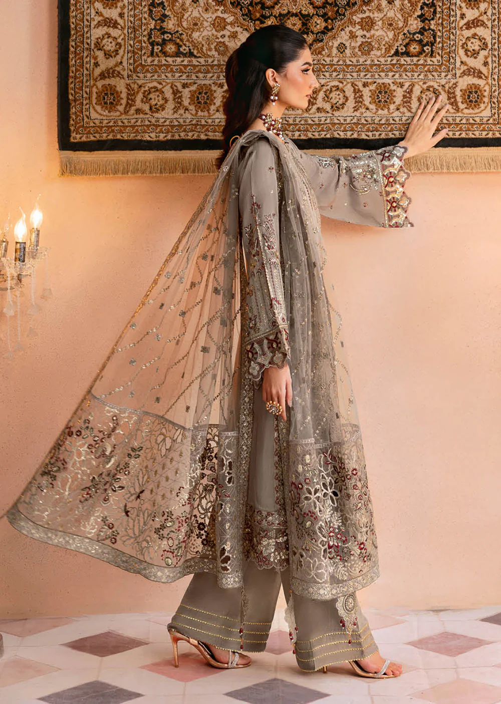 RMSHT-03 - Readymade - Ramsha Shehnai Raw Silk Vol 1 2025 - Image 2