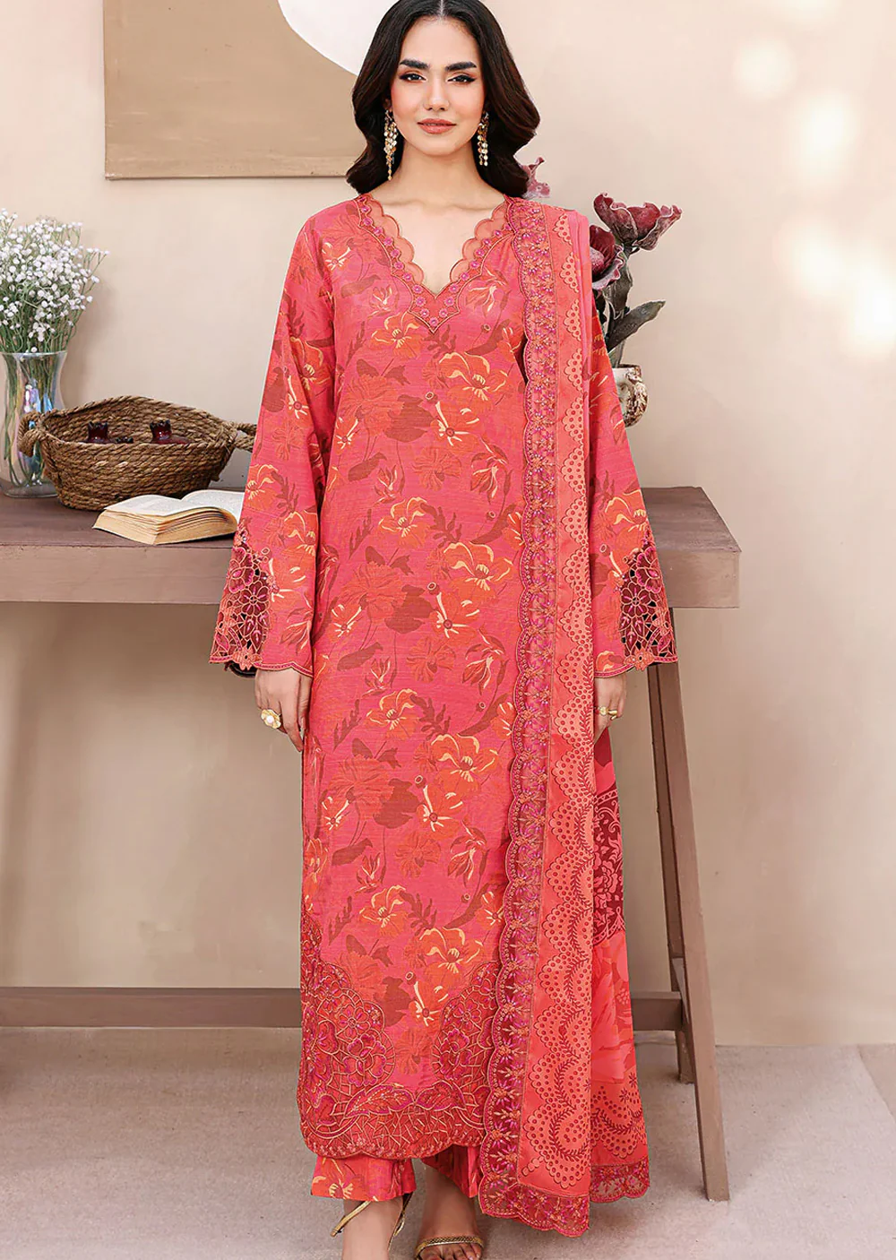 RMSHT-06 - Readymade - Ramsha Naqsh Raw Silk Vol 2 2026