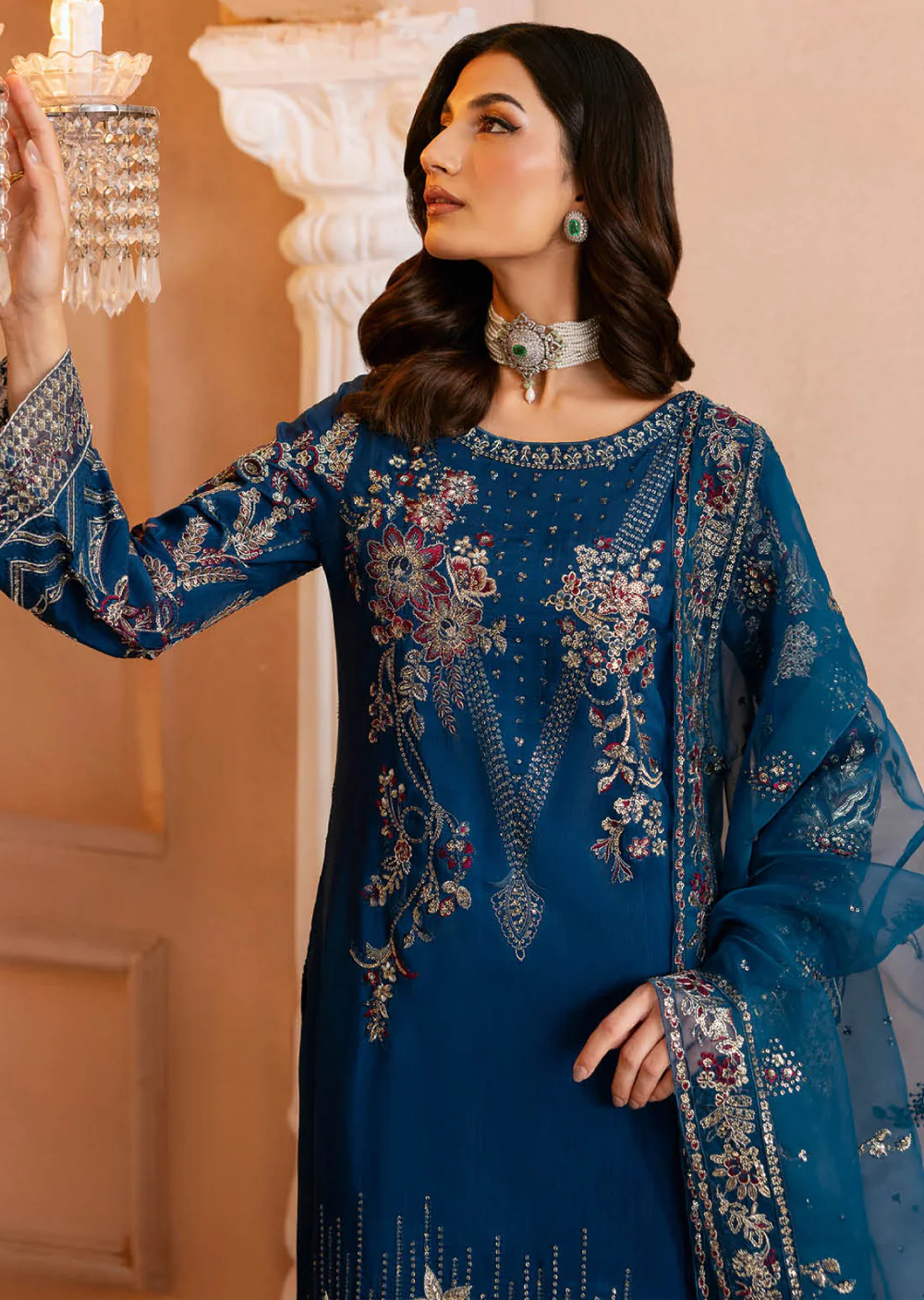 RMSHT-07 - Readymade - Ramsha Shehnai Raw Silk Vol 1 2025 - Image 2