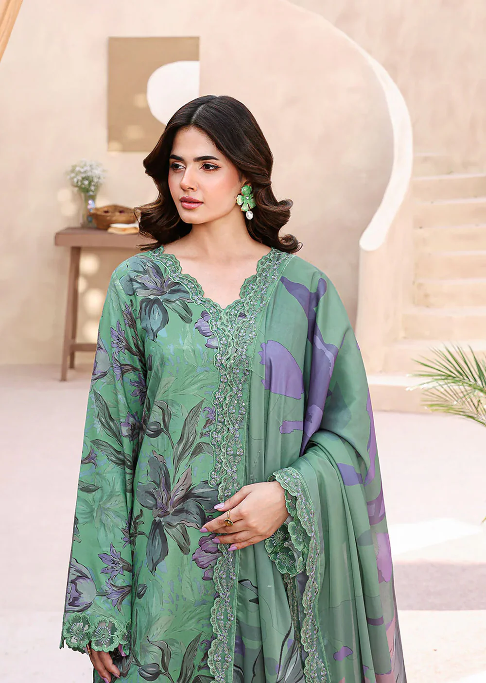 RMSHT-07 - Readymade - Ramsha Naqsh Raw Silk Vol 2 2026 - Image 4
