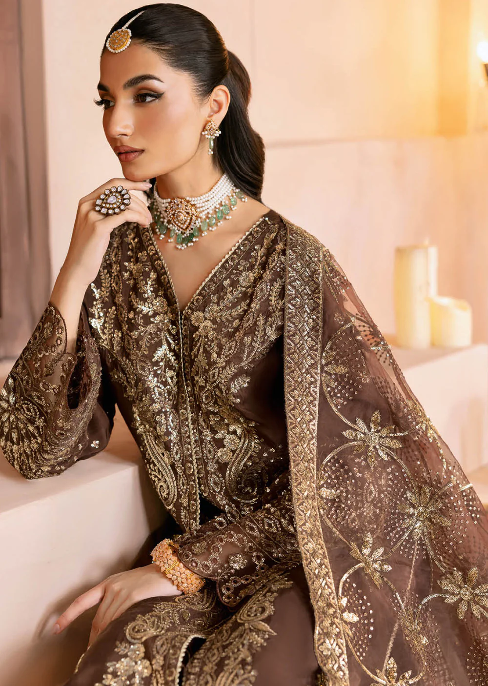 RMSHT-08 - Readymade - Ramsha Shehnai Raw Silk Vol 1 2025 - Image 4