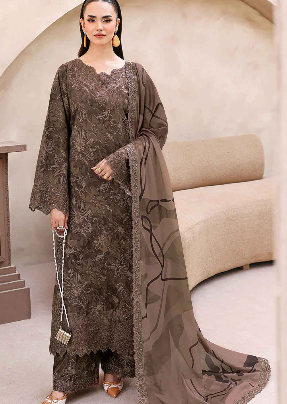 RMSHT-08- Readymade - Ramsha Naqsh Raw Silk Vol 2 2026