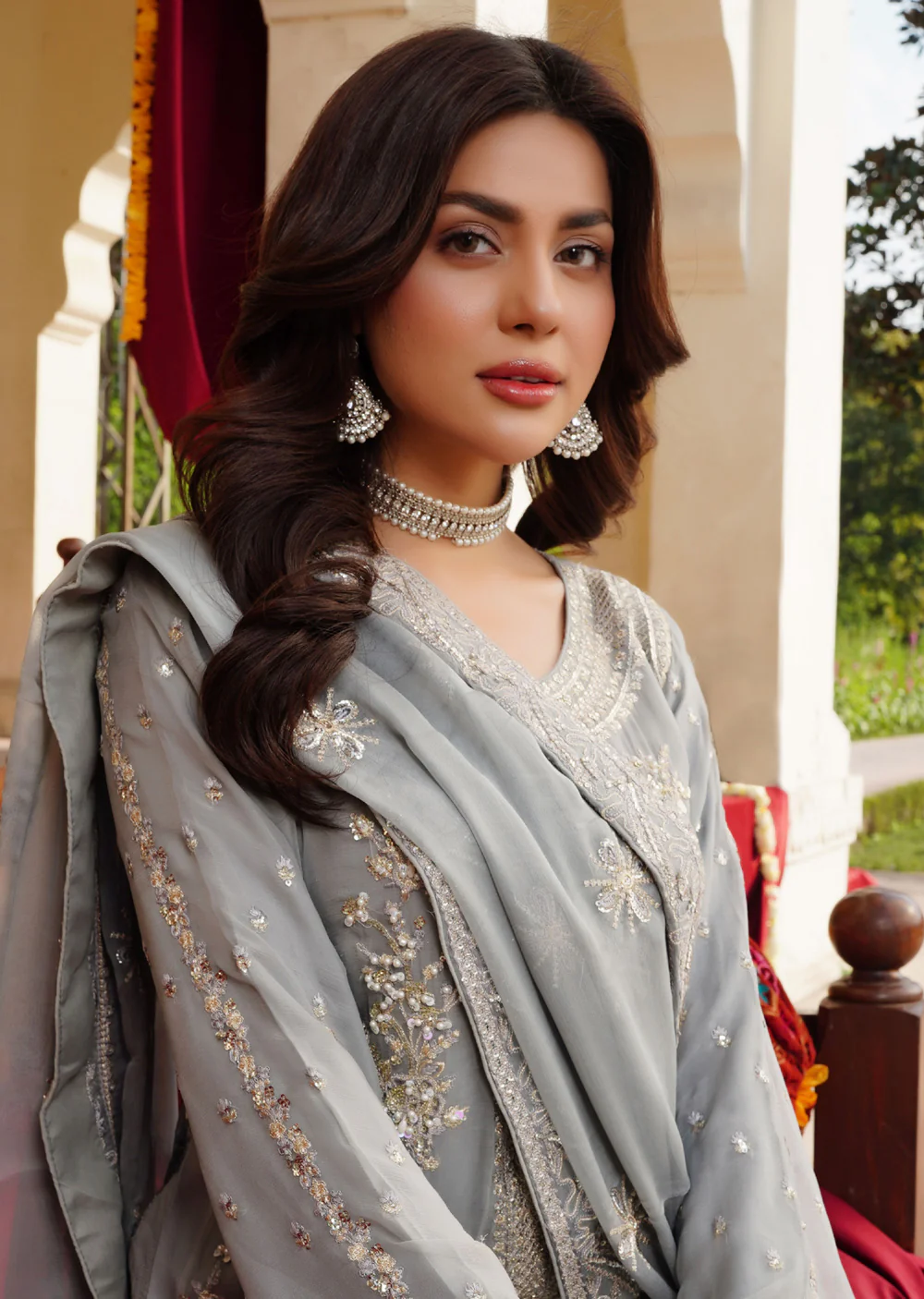 RMW-1520 - Readymade Partywear Chiffon Suit 2025 - Image 23