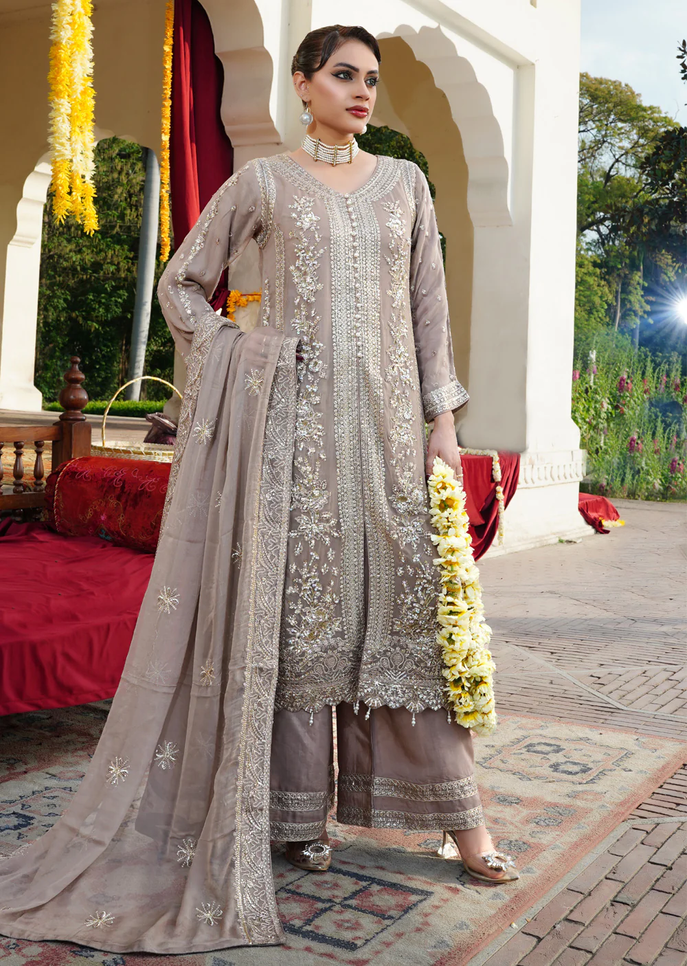 RMW-1520 - Readymade Partywear Chiffon Suit 2025 - Image 27