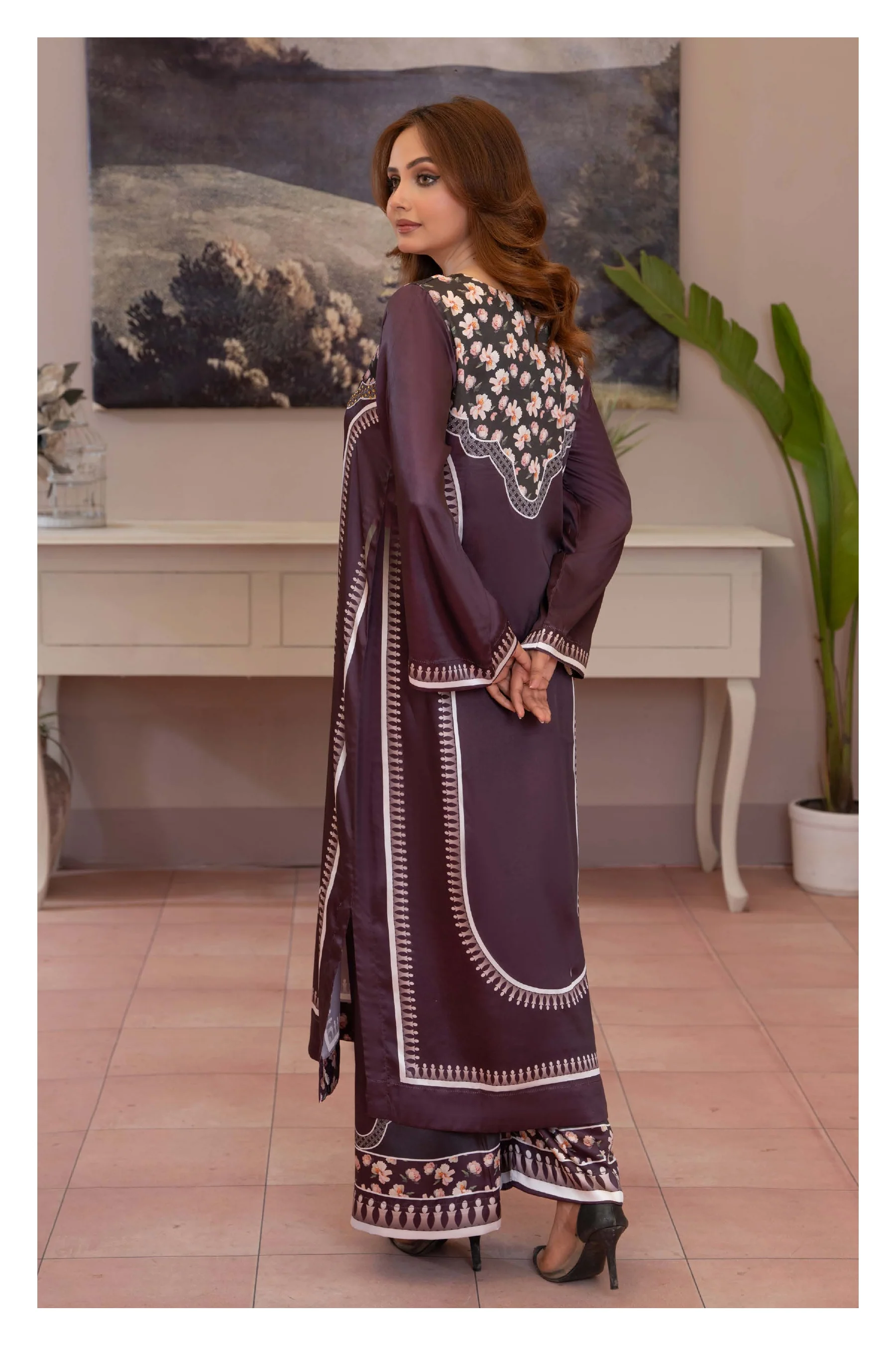 RNY-05 - PARWEEN - Aura Silk Co-ord - Image 4