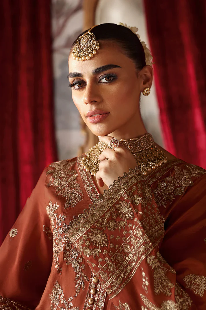 S-02-R - Zarish - Readymade - Shagna Premium Raw Silk Outfit - Image 3