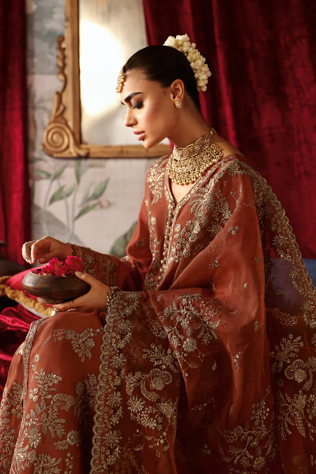 S-02-R - Zarish - Readymade - Shagna Premium Raw Silk Outfit - Image 7