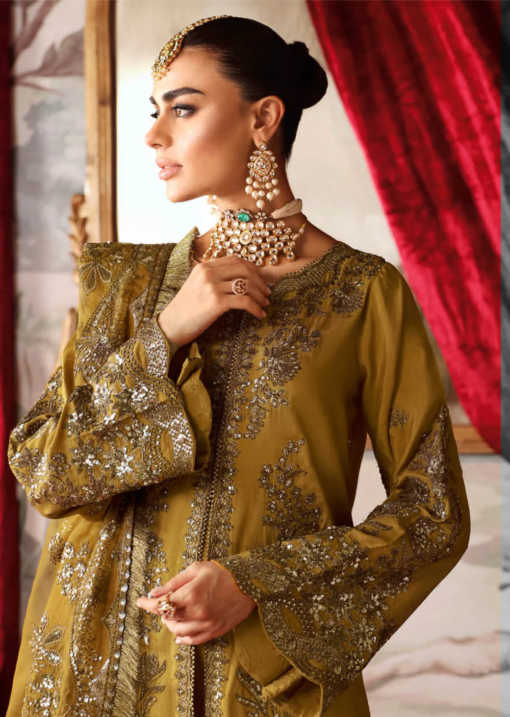 S-07-R - Maya - Readymade - Shagna Premium Raw Silk 2024 - Image 4
