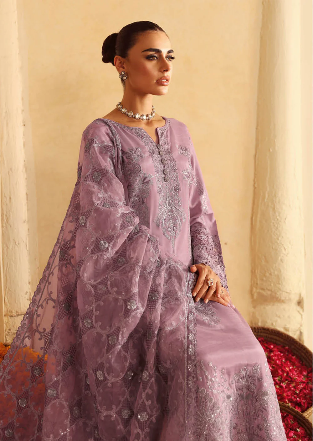 S-08-R - Naaz - Readymade - Shagna Premium Raw Silk 2024 - Image 3