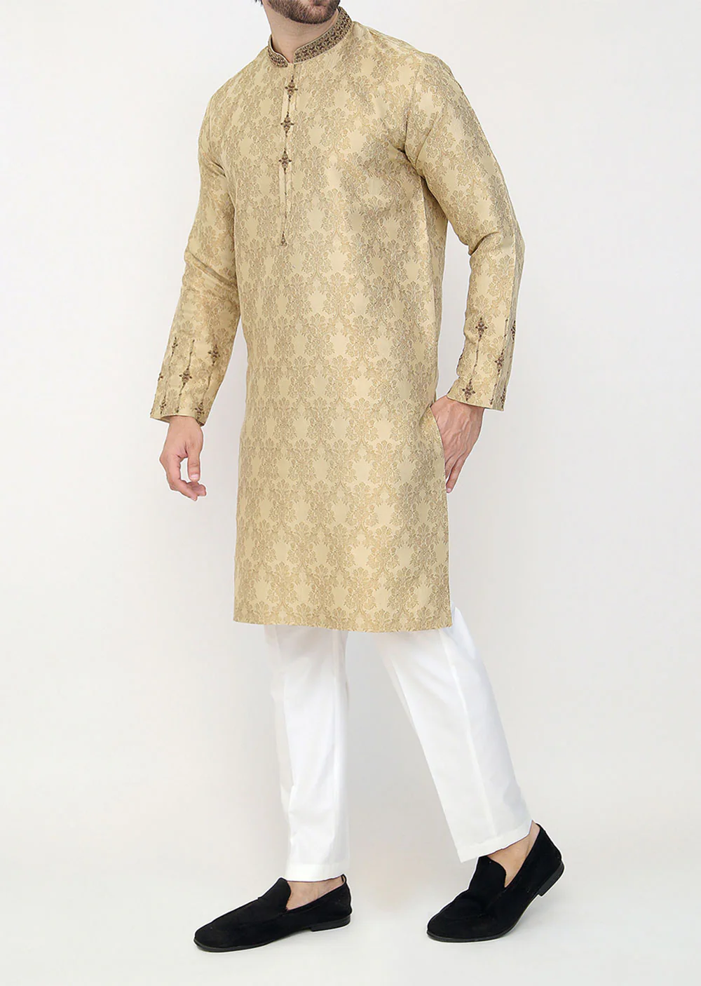 KRT-01 - Readymade - Mens Kurta Trouser Set - Image 11