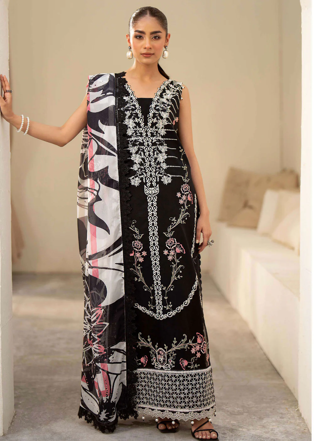 SDKH-04 - Siyaan - Readymade- Luxe Lawn Eid Collection 2024