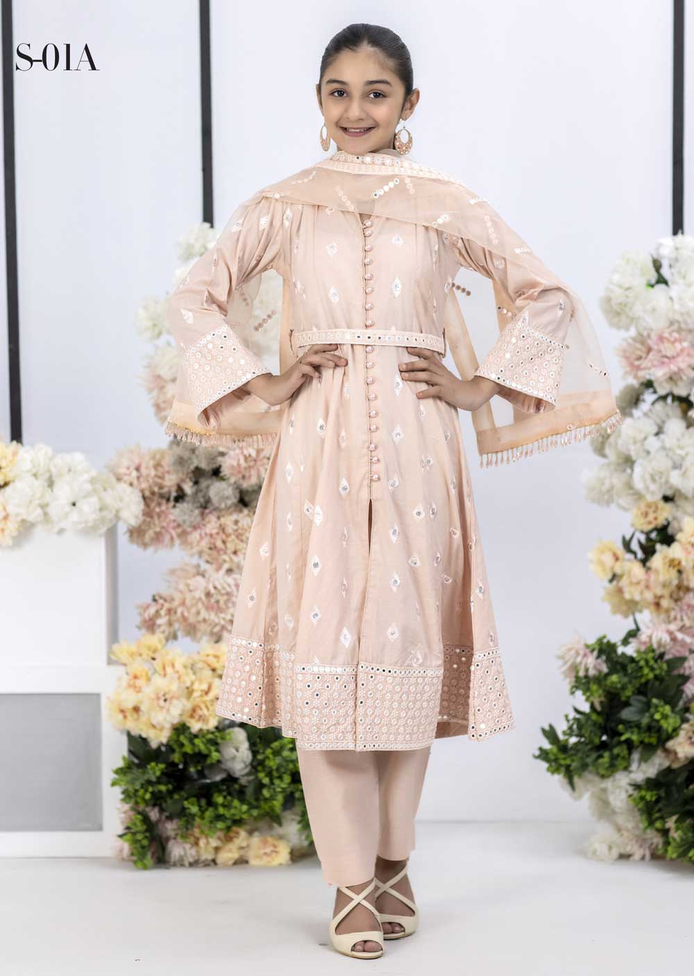 SFS5-01 - Readymade - Mithi Eid Mother & Daughter Collection by Sofia Khas 2023 - Image 3