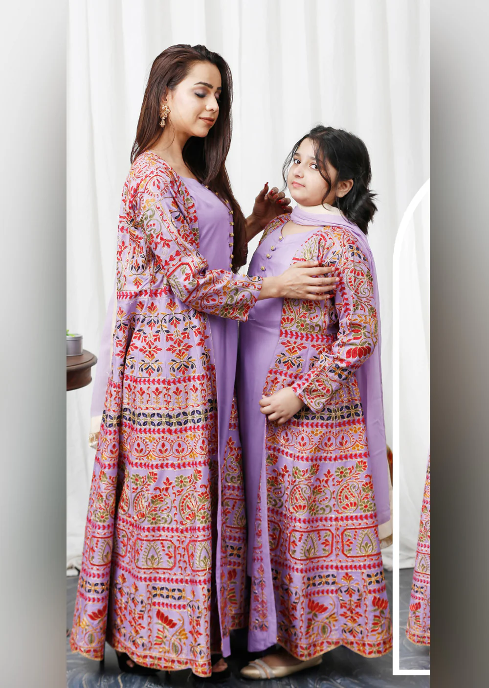 SFSH-02 - Readymade - Eid Ke Rang Mother & Daughter by Sofia Khas 2025 - Image 2
