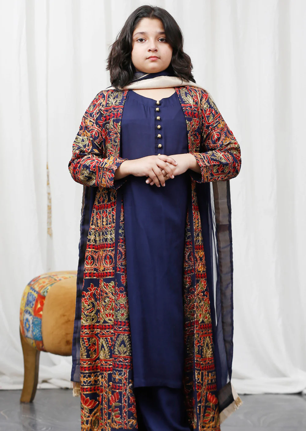 SFSH-02 - Readymade - Eid Ke Rang Mother & Daughter by Sofia Khas 2025 - Image 3