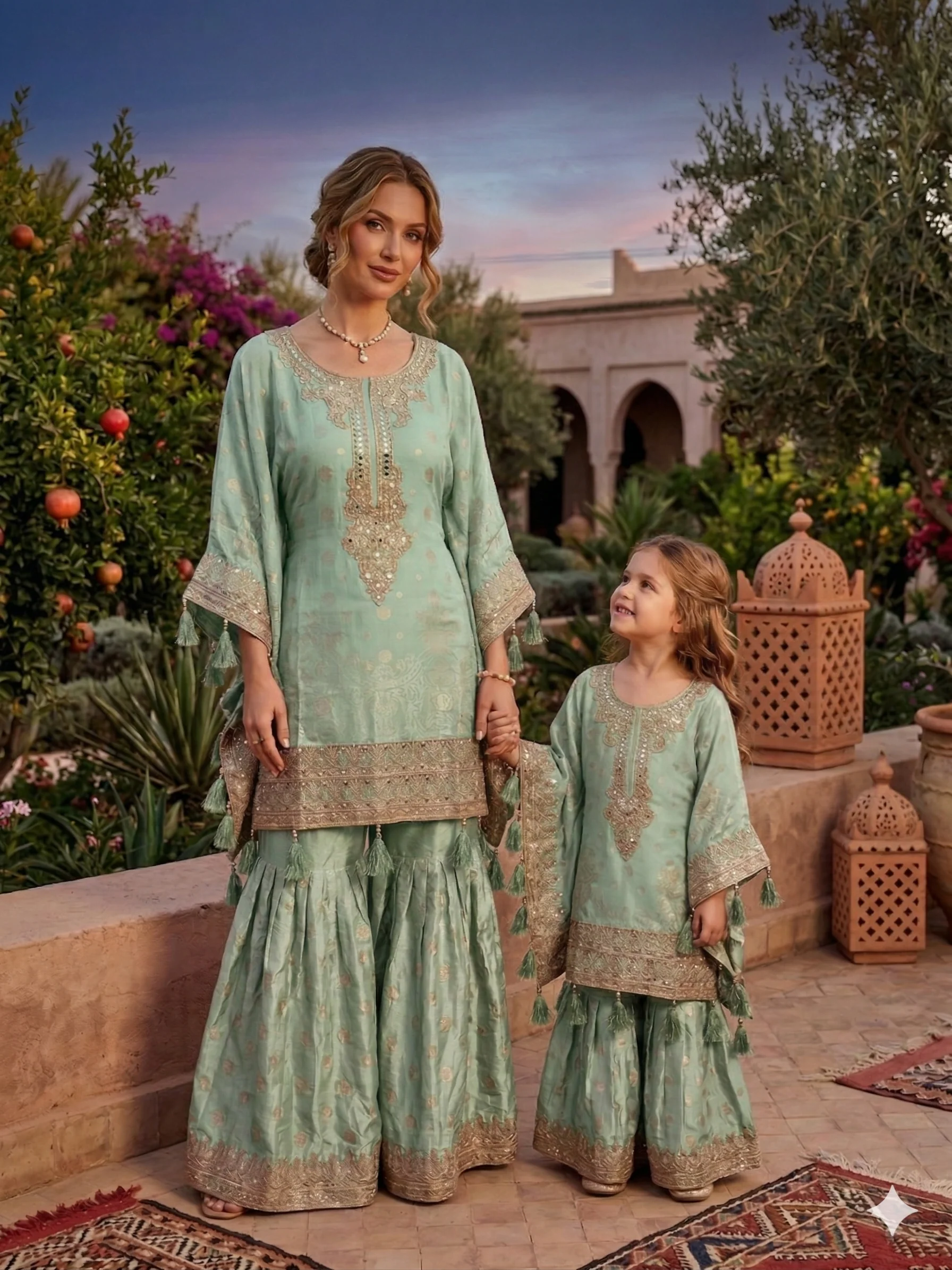 SFSH-15 - Agadir - Mummy n Me Kaftan - Image 5