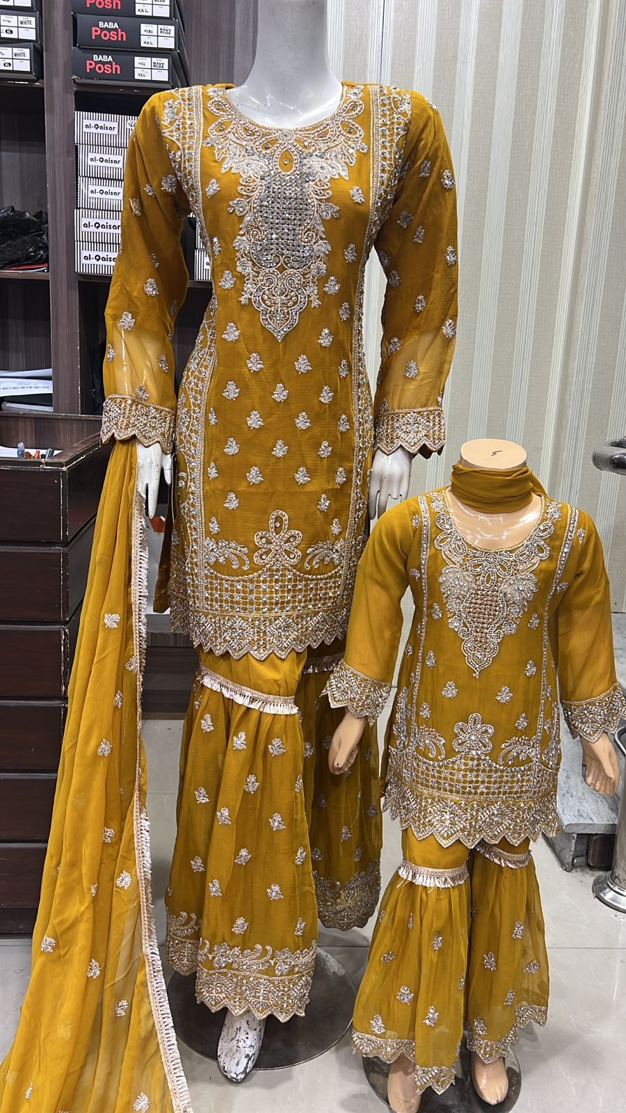 Shaz1706 - Readymade - Chiffon - Mummy n Me Outfit - Image 8