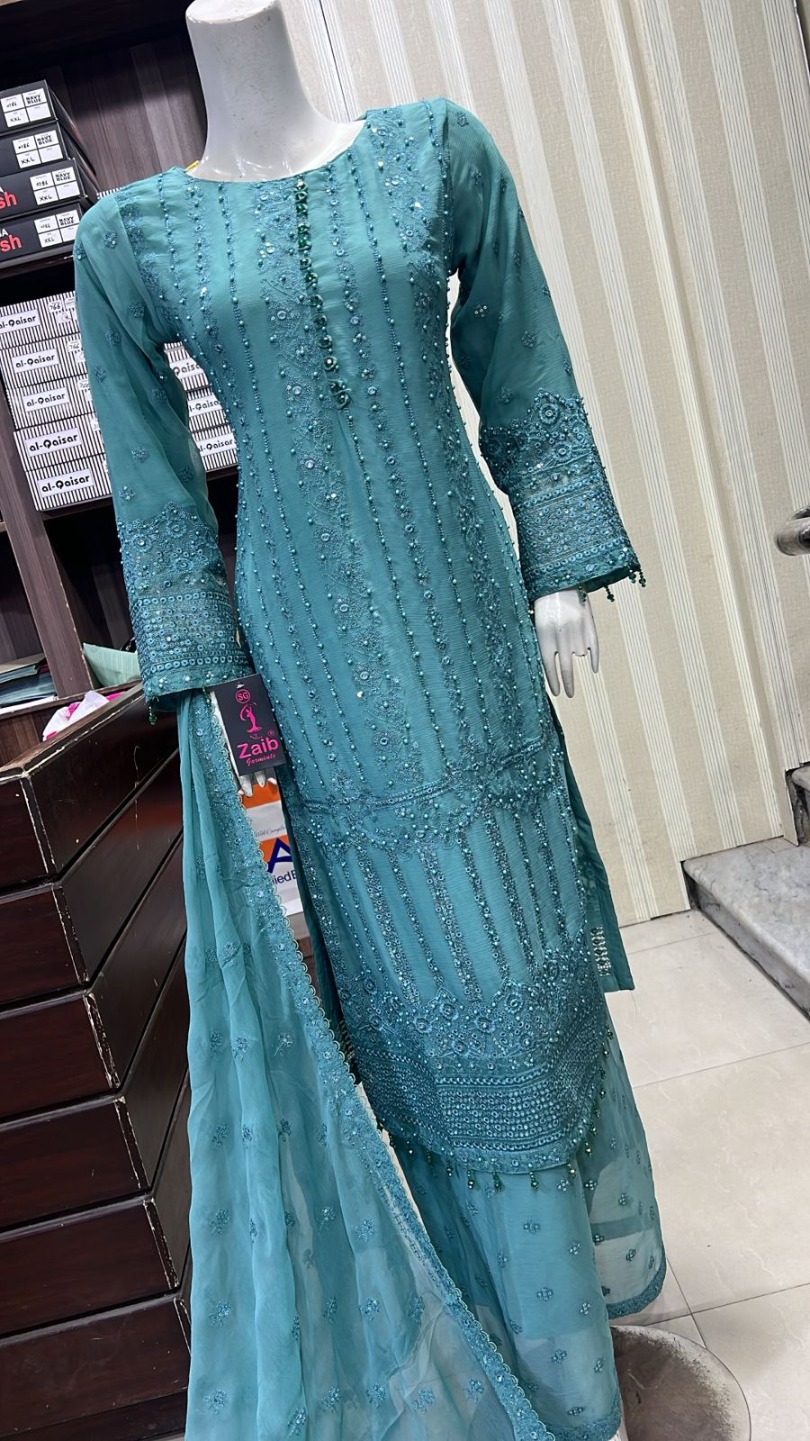 Shaz1773 - Readymade - Chiffon Outfit - Image 4
