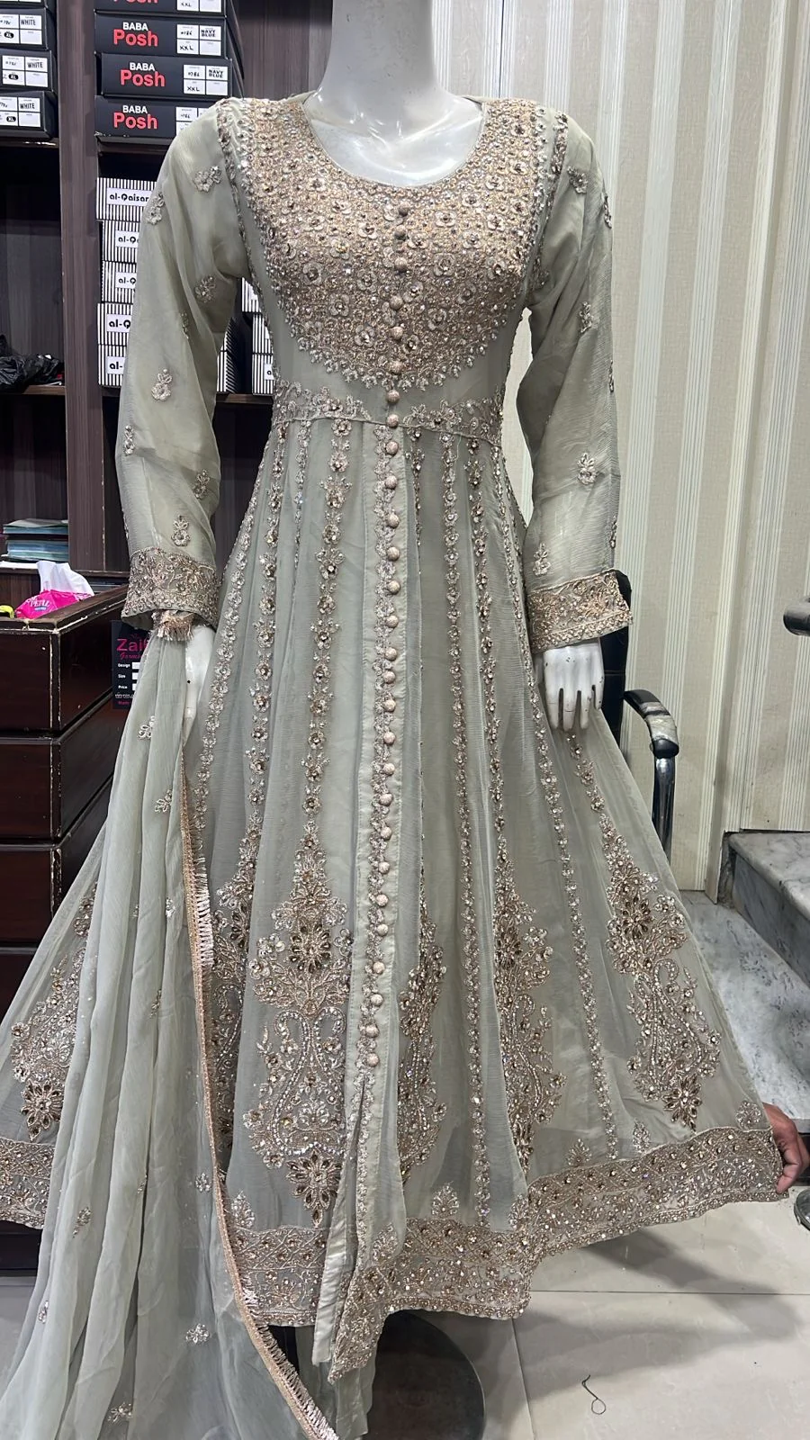 SHAZ1778 - Readymade - Chiffon - Mummy n Me Outfit - Image 30