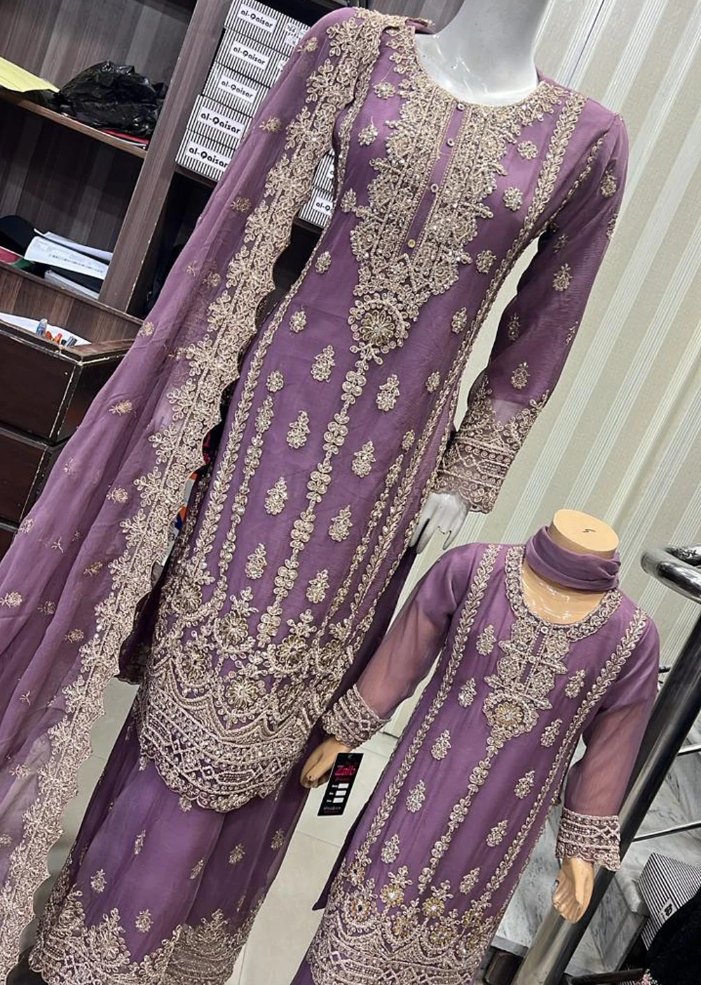 Shaz1801 - Readymade - Chiffon - Mummy n Me Outfit - Image 15