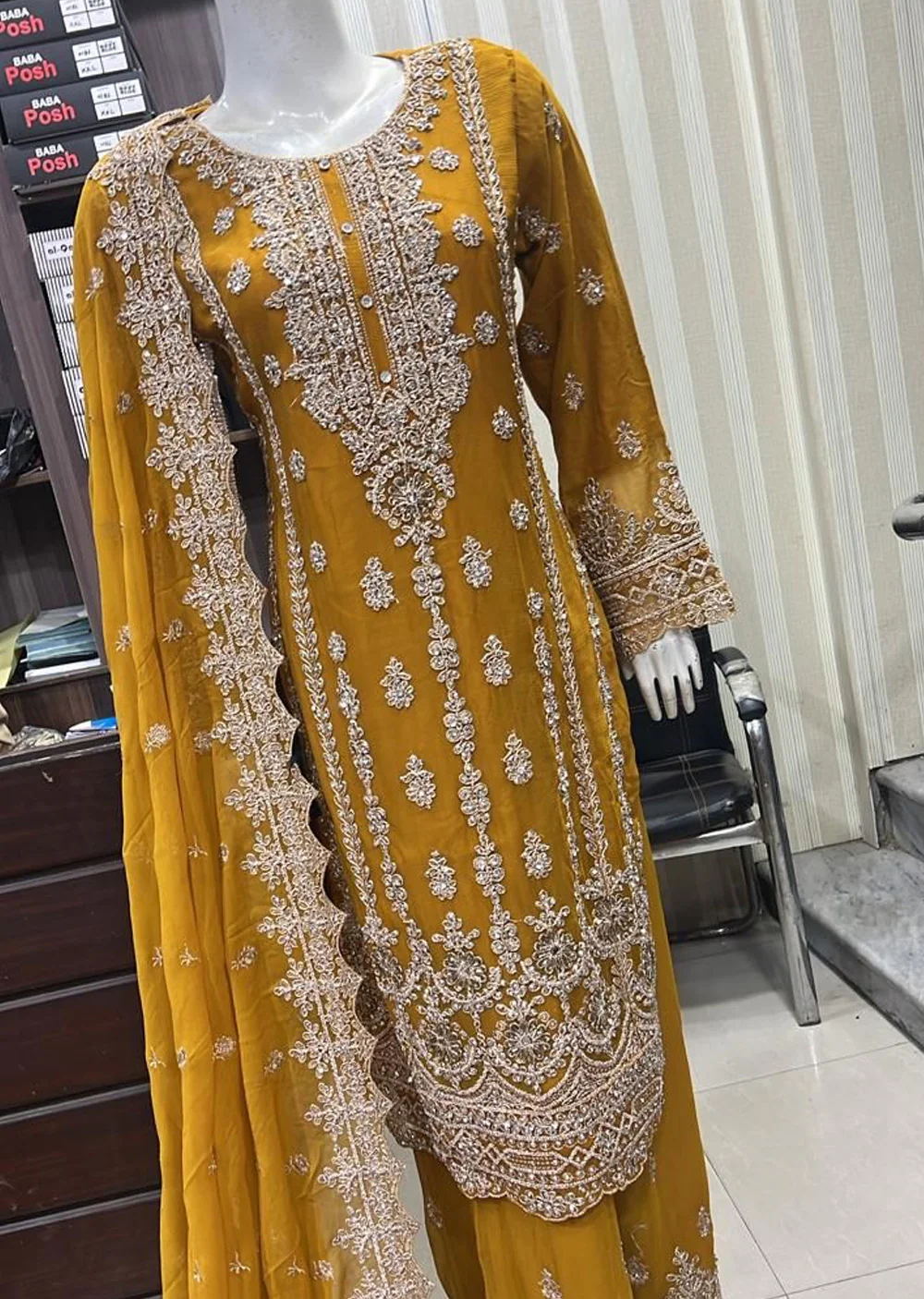 Shaz1801 - Readymade - Chiffon - Mummy n Me Outfit - Image 8
