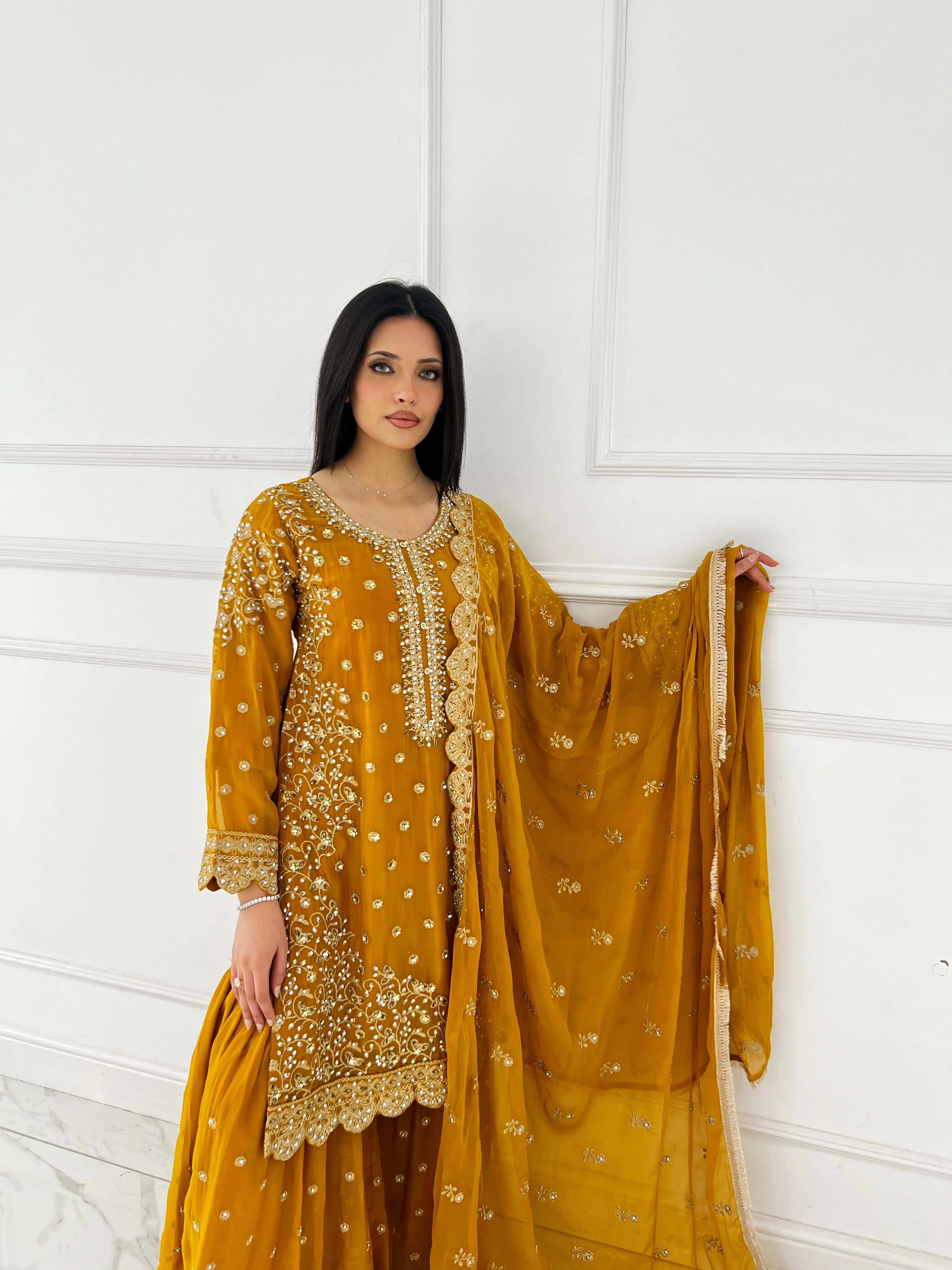 Shaz1817 - Readymade - Chiffon - Mummy n Me Outfit - Image 10