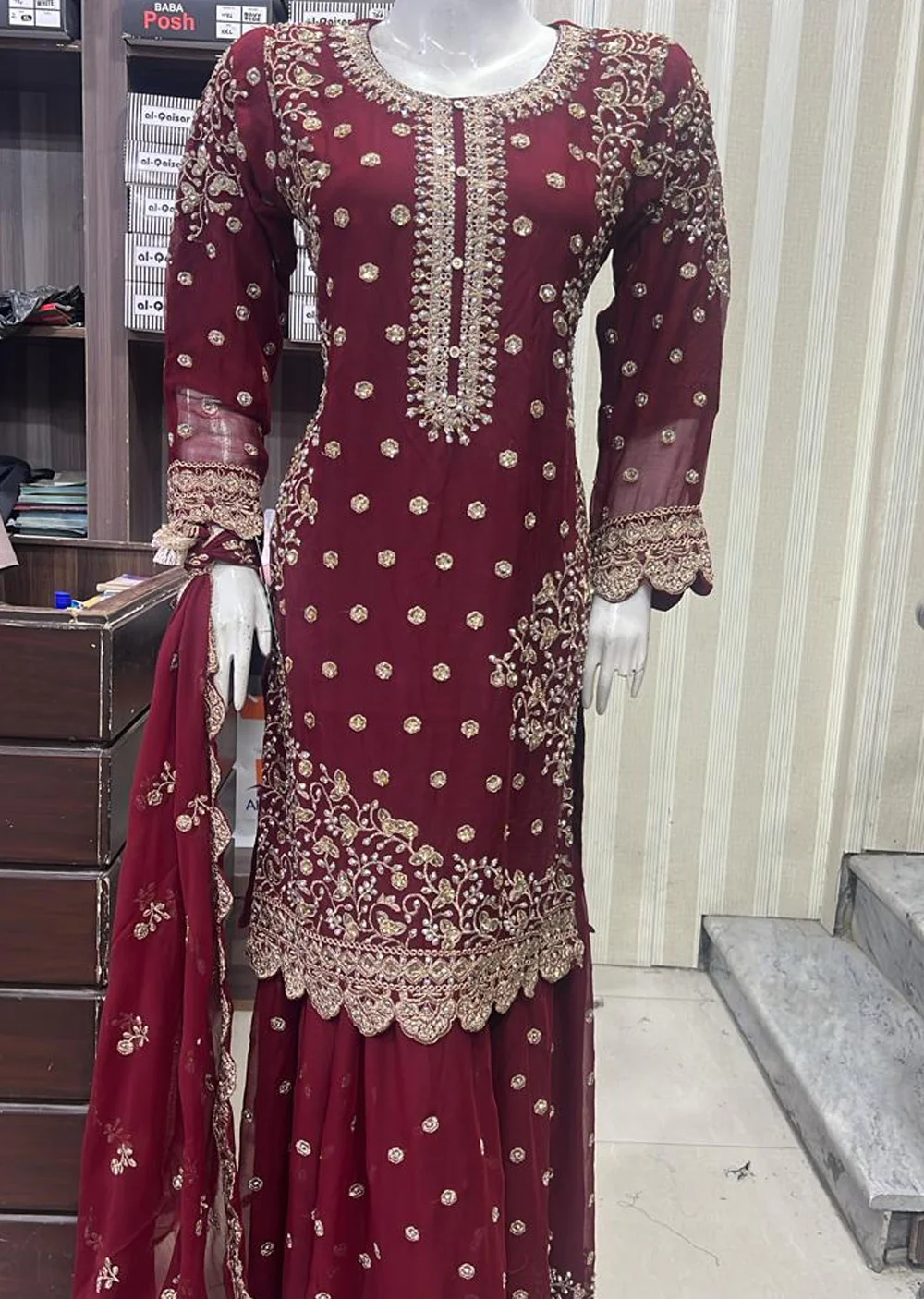 Shaz1817 - Readymade - Chiffon - Mummy n Me Outfit - Image 14