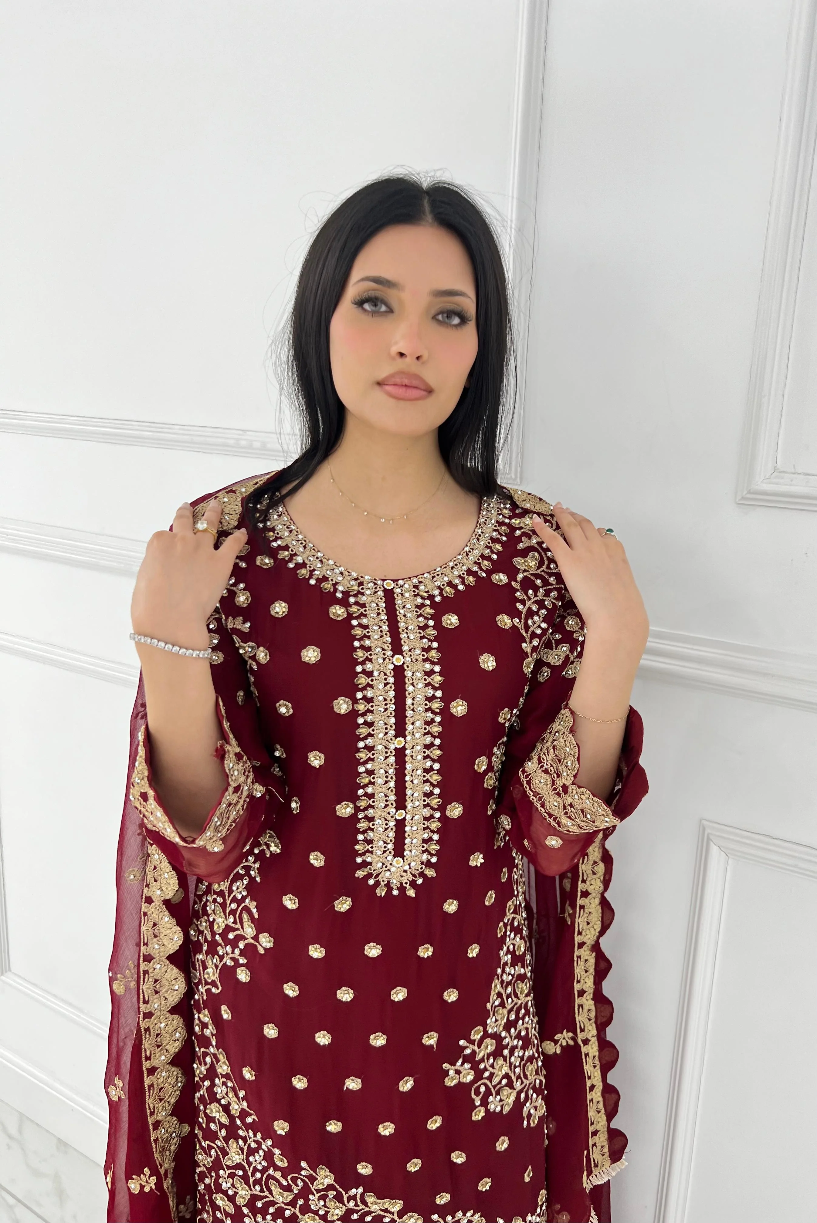 Shaz1817 - Readymade - Chiffon - Mummy n Me Outfit - Image 16