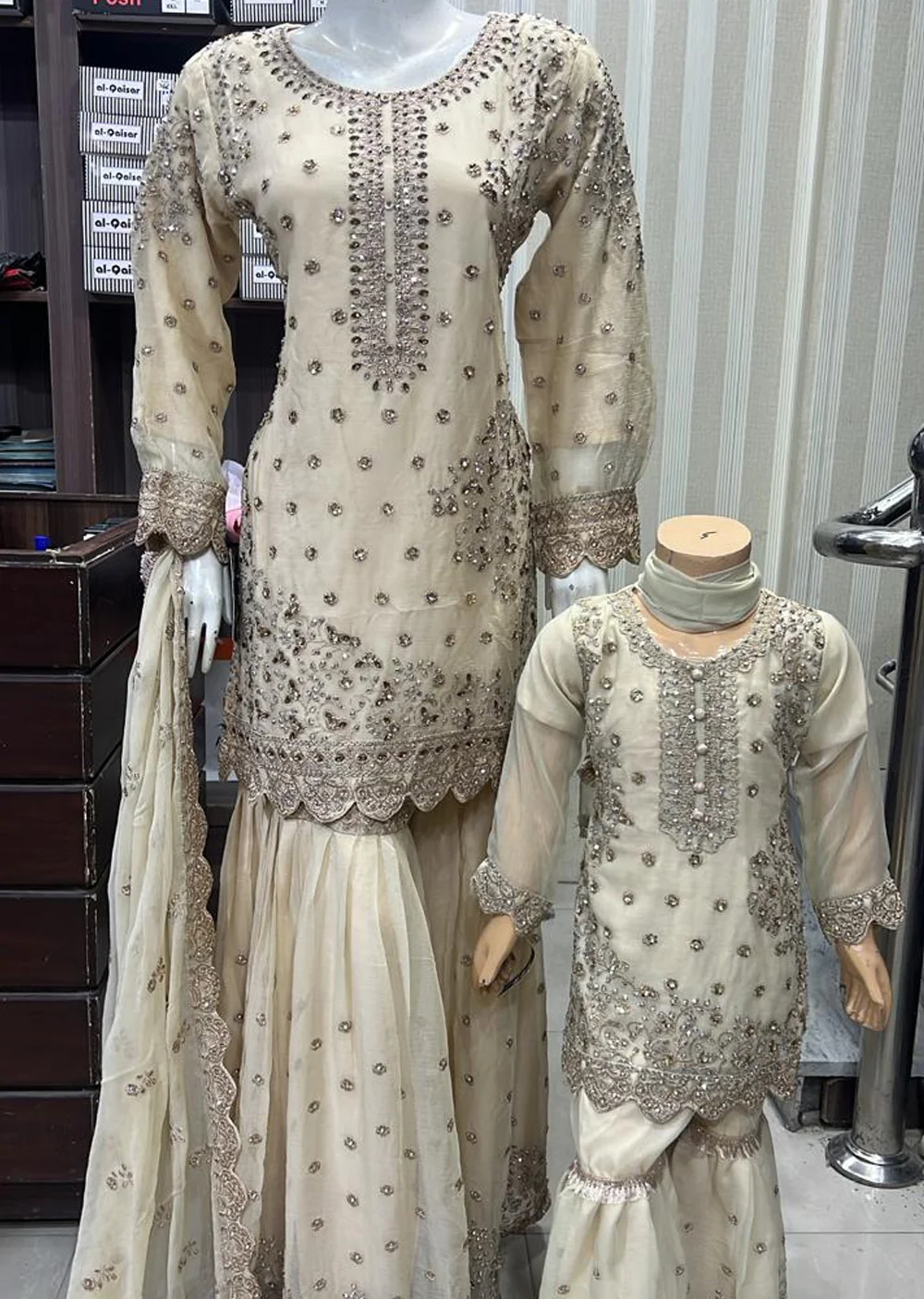 Shaz1817 - Readymade - Chiffon - Mummy n Me Outfit - Image 7