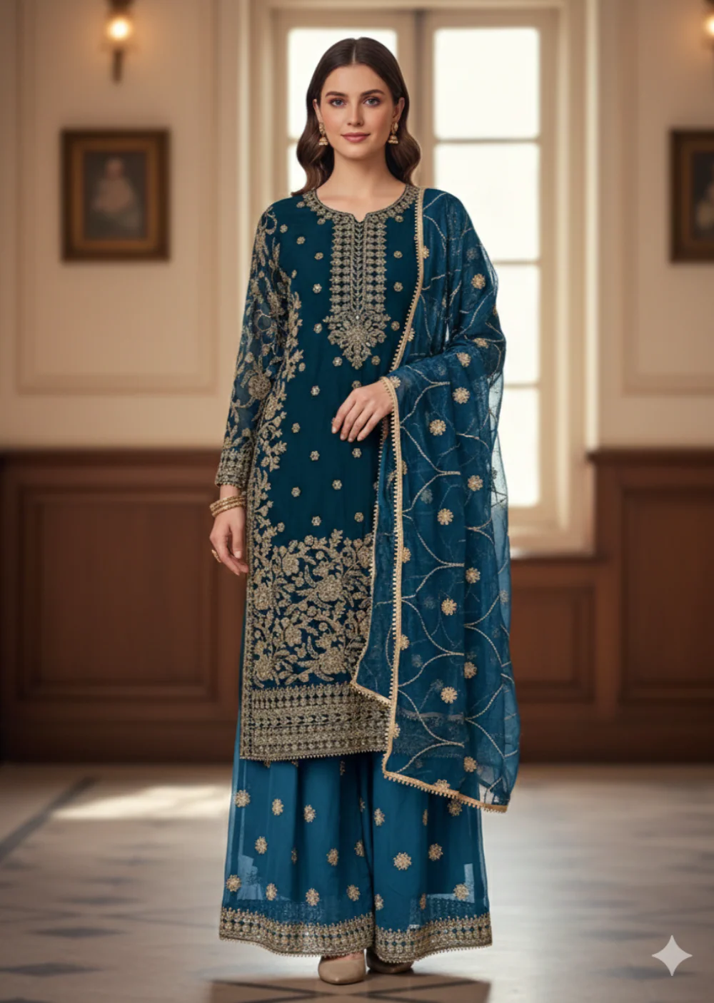 Shaz1906 - Readymade Chiffon Suit