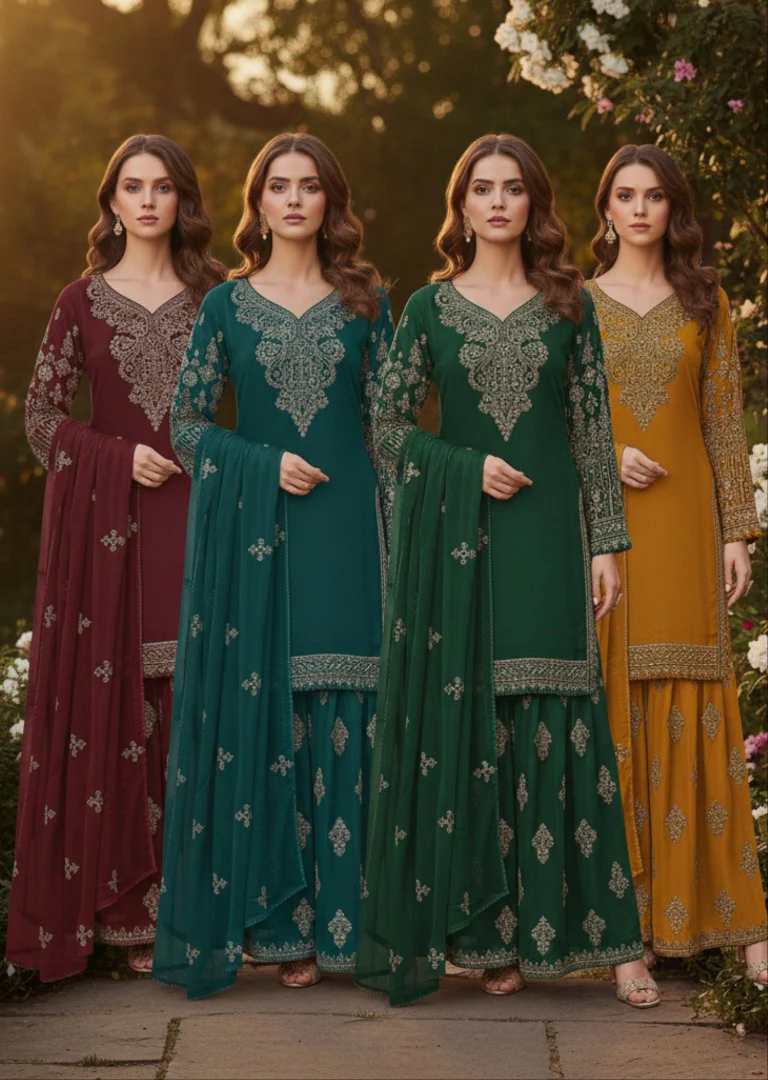 Shaz1909 - Readymade Chiffon Suit