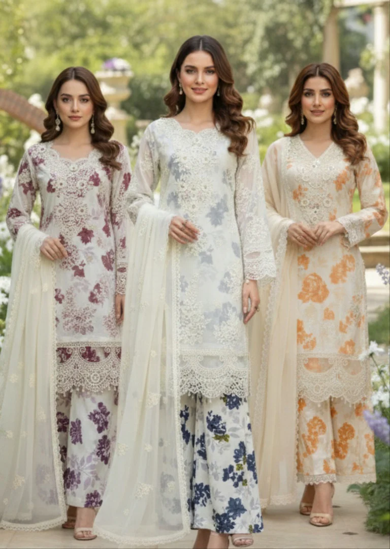 Shaz1913 - Readymade Chiffon Mummy n Me Outfit - Image 11
