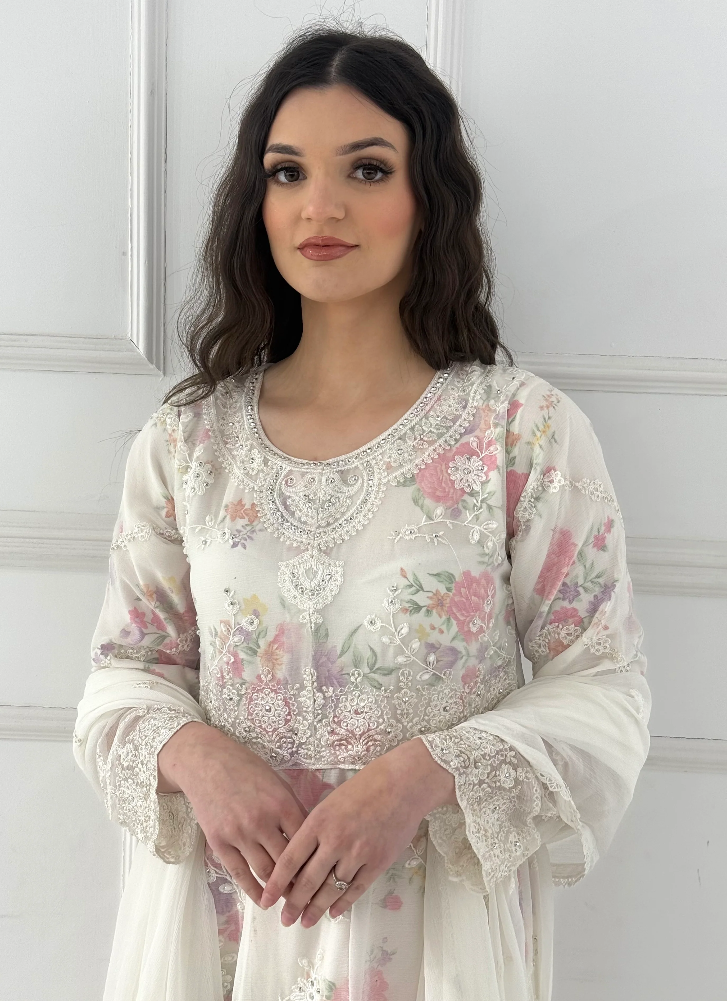 SHAZ1931 - Chiffon Suit | 3-Piece Formal Ensemble - Image 9