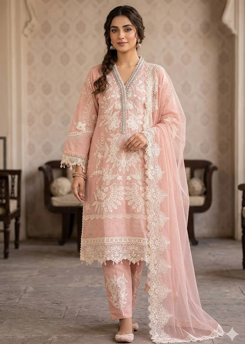 SJN-4002 - Readymade Lawn SUJANI SUIT 2026