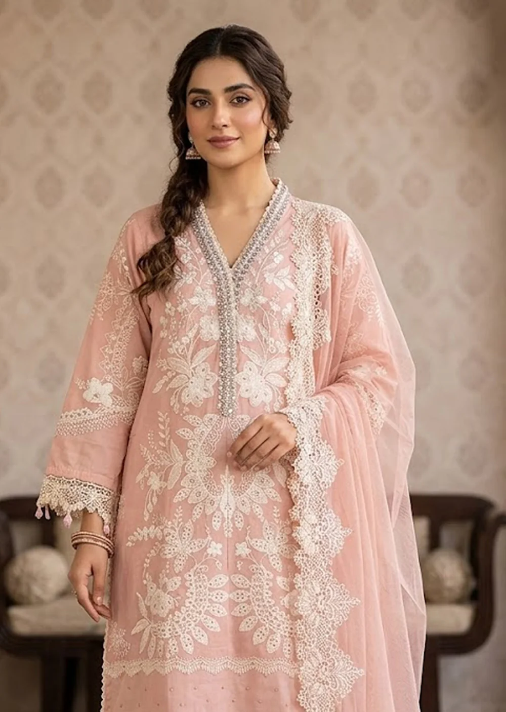 SJN-4002 - Readymade Lawn SUJANI SUIT 2026 - Image 4