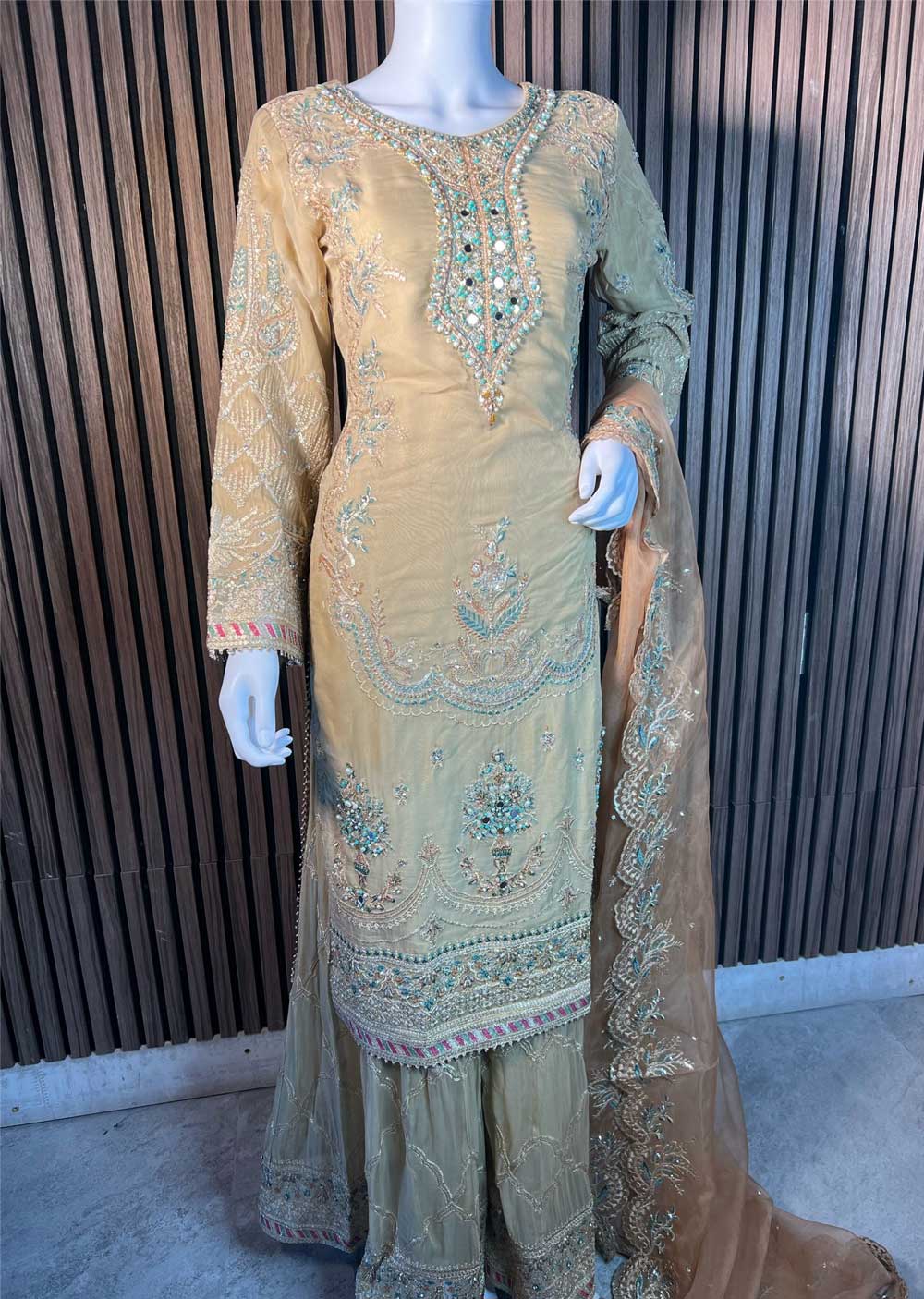 SJN3159 Raeesa - Readymade Chiffon Suit - Image 4