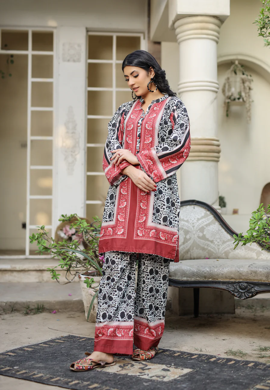 SLMN-09 Readymade Lawn Co-ord - Image 4