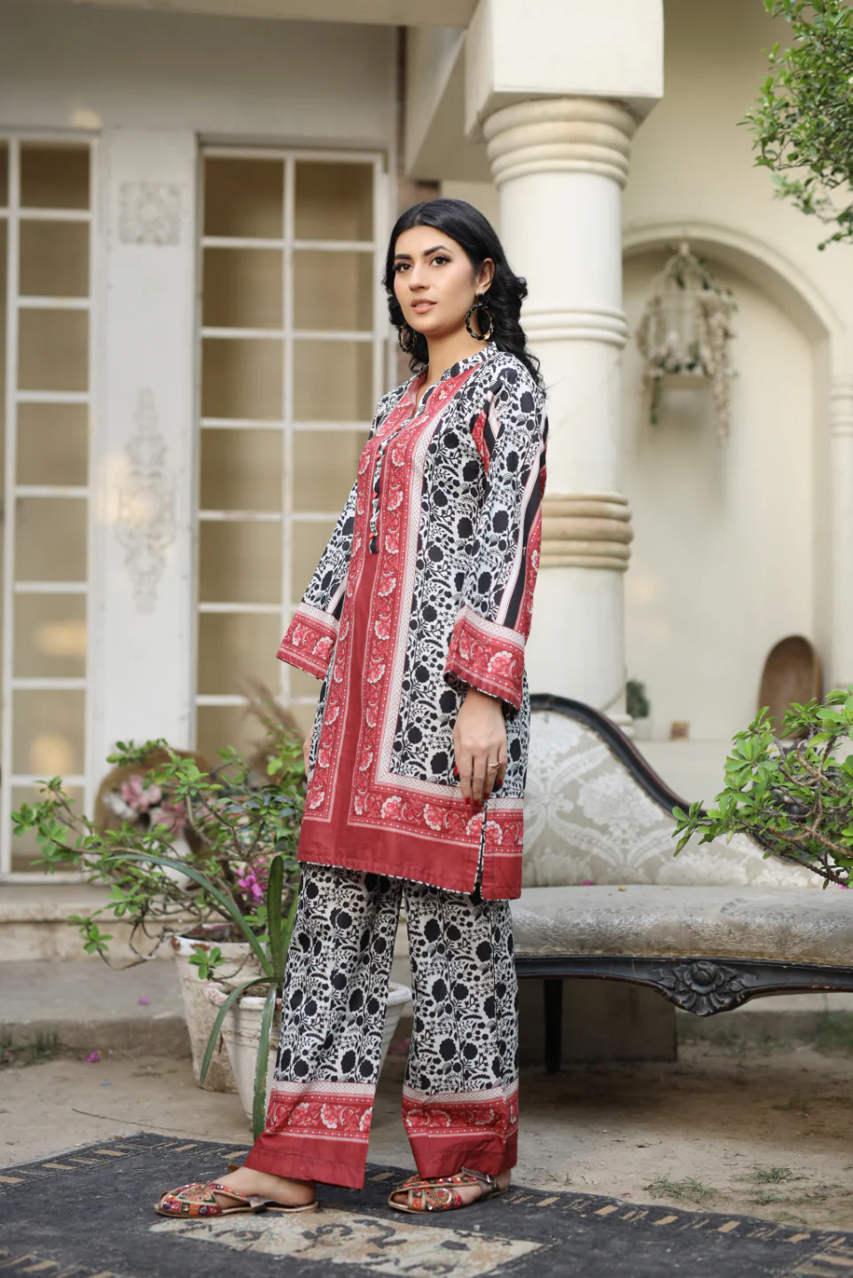 SLMN-09 Readymade Lawn Co-ord - Image 5