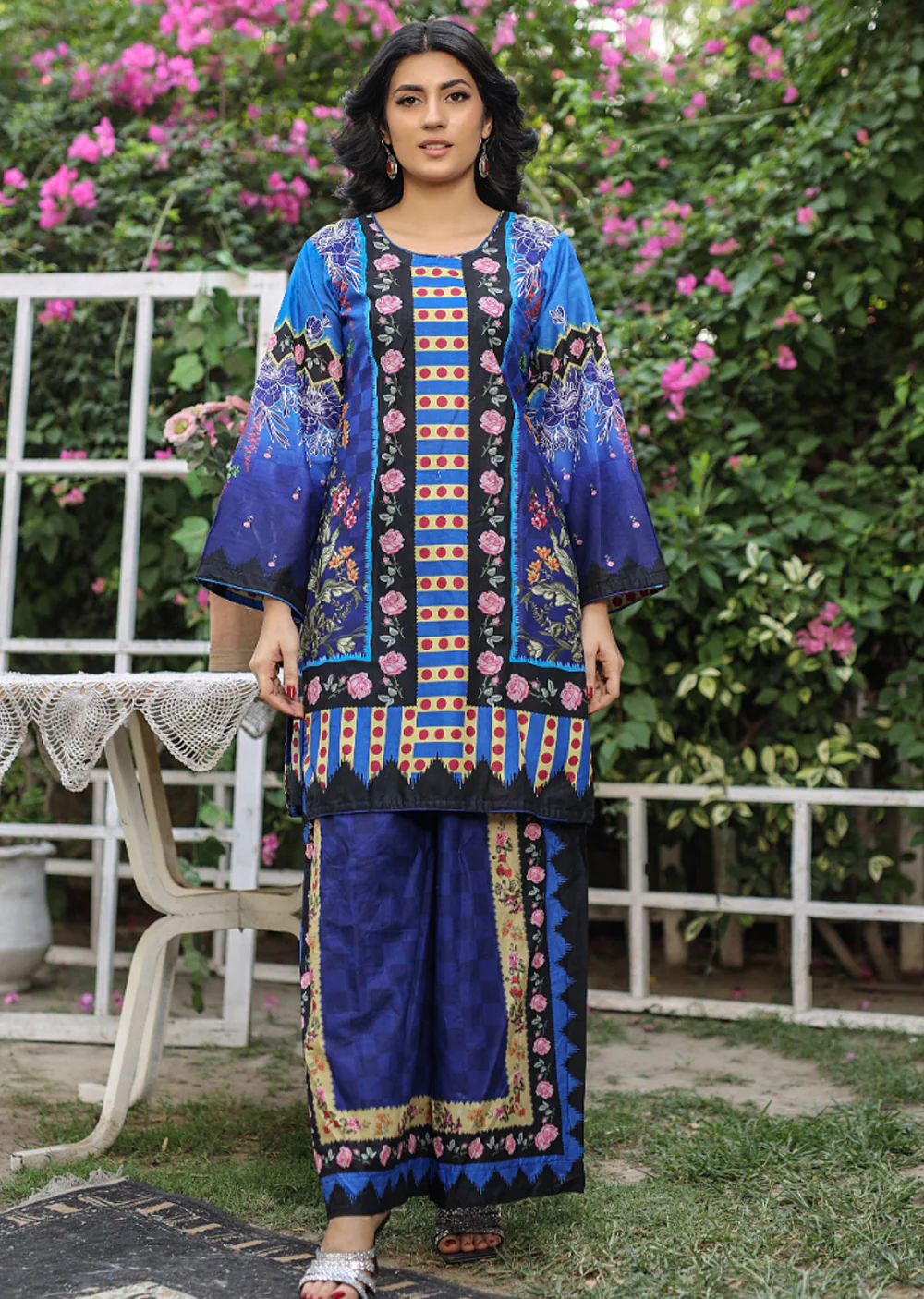 SLMN-10 Readymade Lawn Co-ord