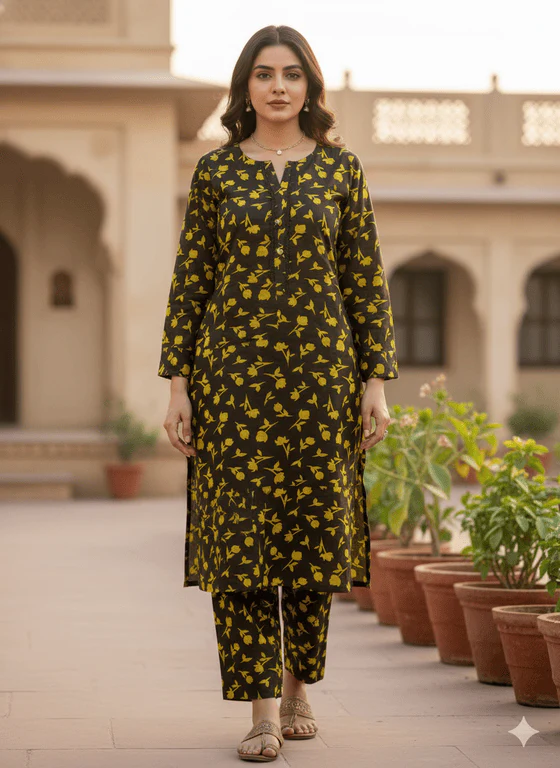 SLMN-37 Readymade Khaddar Co-ord