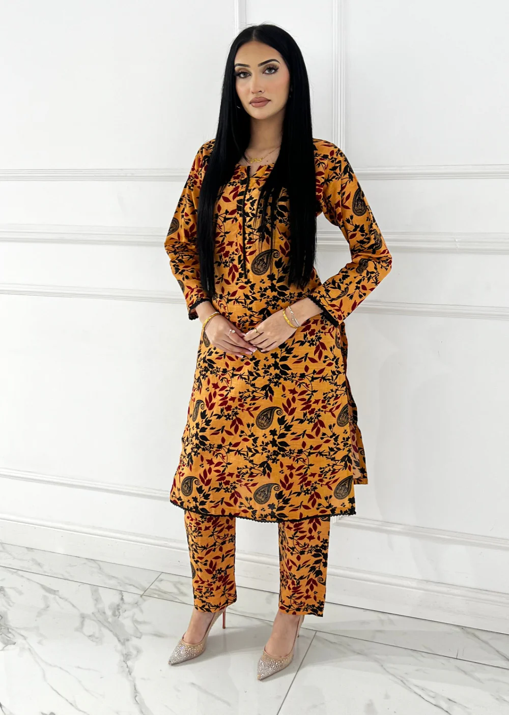 SLMN-42 Readymade Khaddar Co-ord