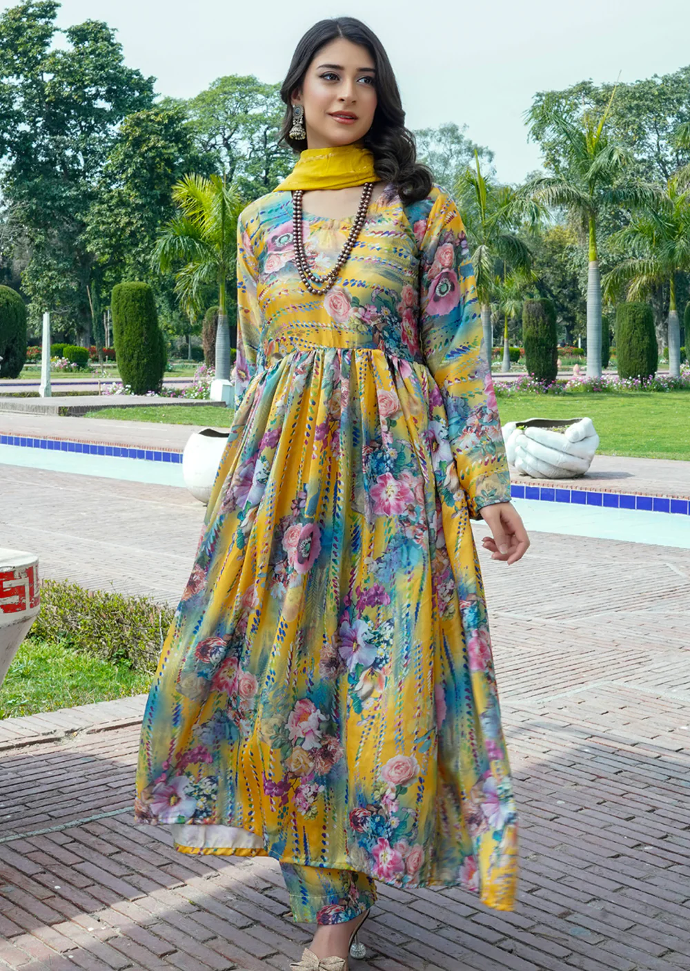 SLMPR-02 - Yellow - Readymade - High Quality Printed Suit 2025 - Image 5