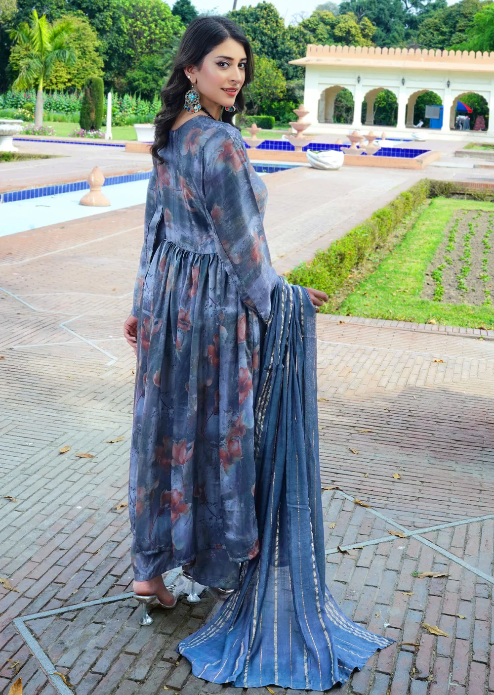 SLMPR-08 - Grey - Readymade - High Quality Printed Suit 2025 - Image 4